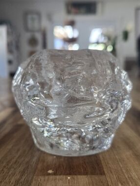 Kosta Boda Snowball Votive Holder